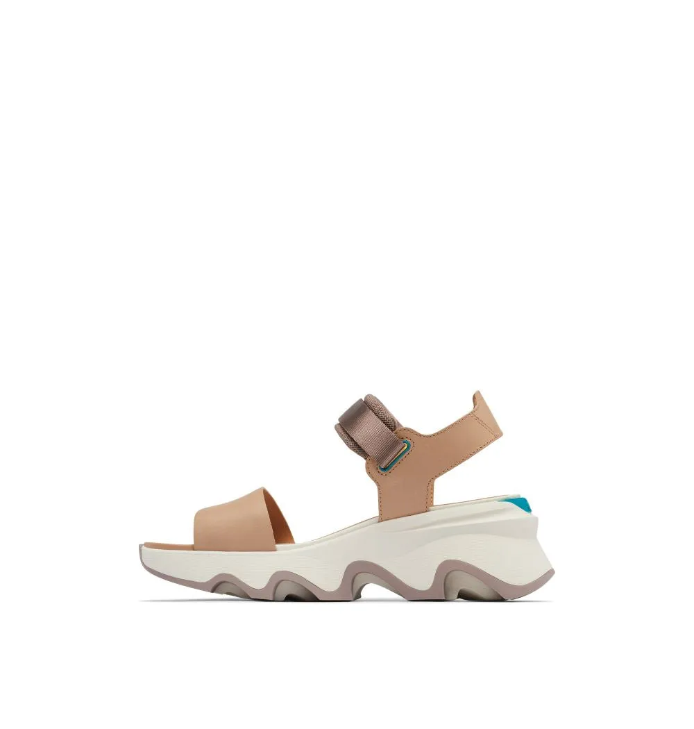 'Sorel' Women's Kinetic Impact Y-Strap High Sandal - Honest Beige / Chalk