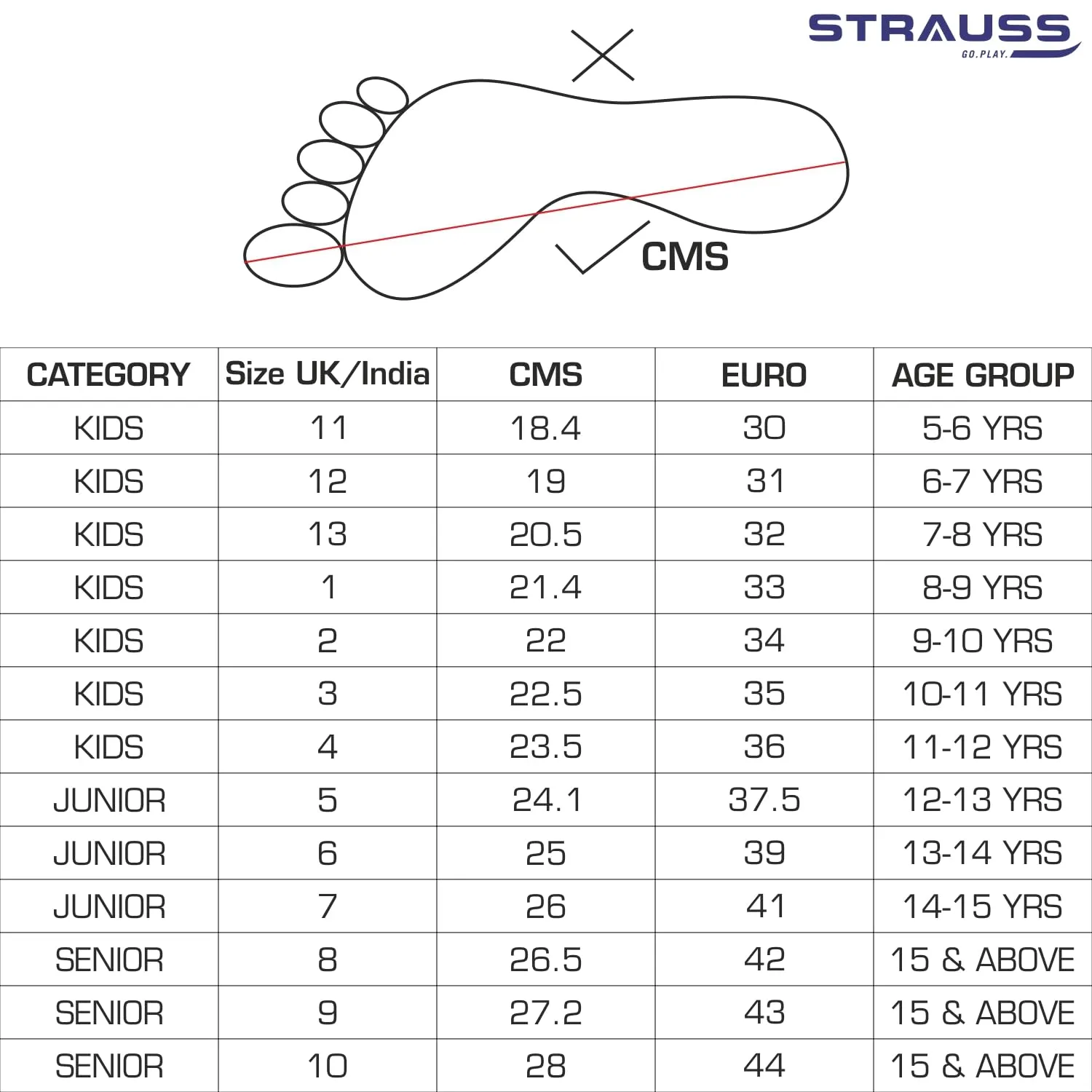 STRAUSS Gripper Skating Shoes |Fixed Body Roller Skates|Ideal for Boys, Girls and Kids|Suitable for All Skill Level | Ideal for Senior (15 Years Above) Size-9, (Blue/Black)