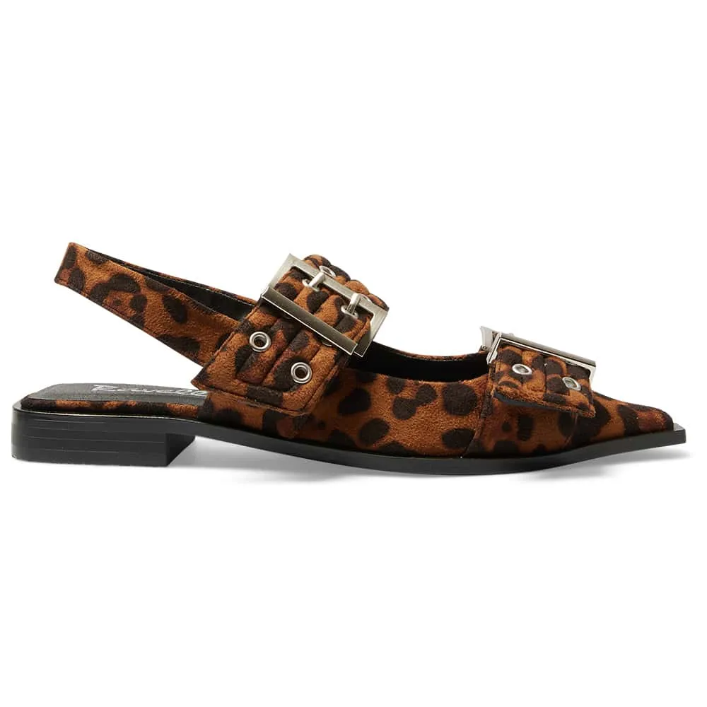 Suzie Flat in Leopard