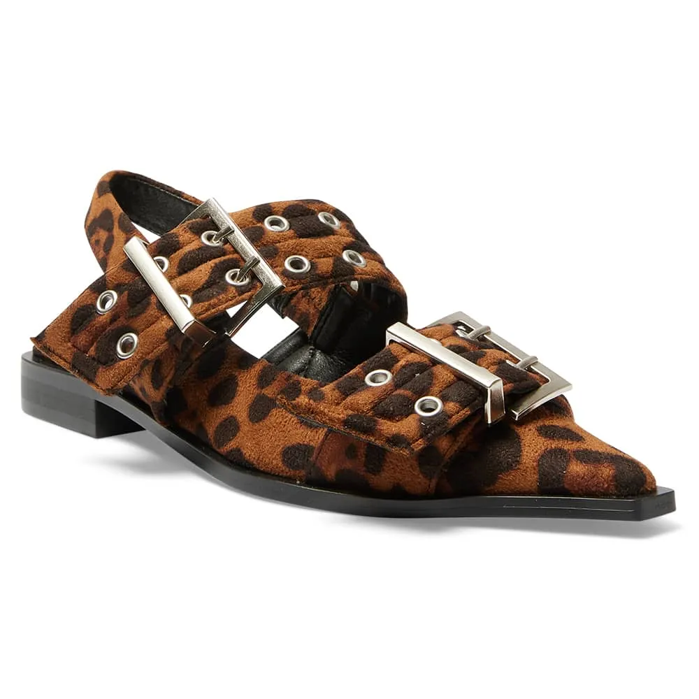 Suzie Flat in Leopard