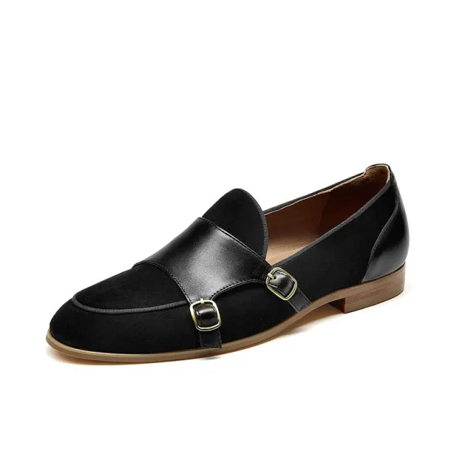 USS Shoes Neva Women's Leather Black Loafer Shoes