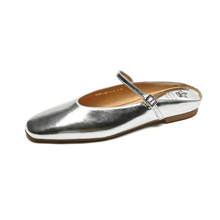 USS Shoes Oriana Women's Leather Summer Flat Mules