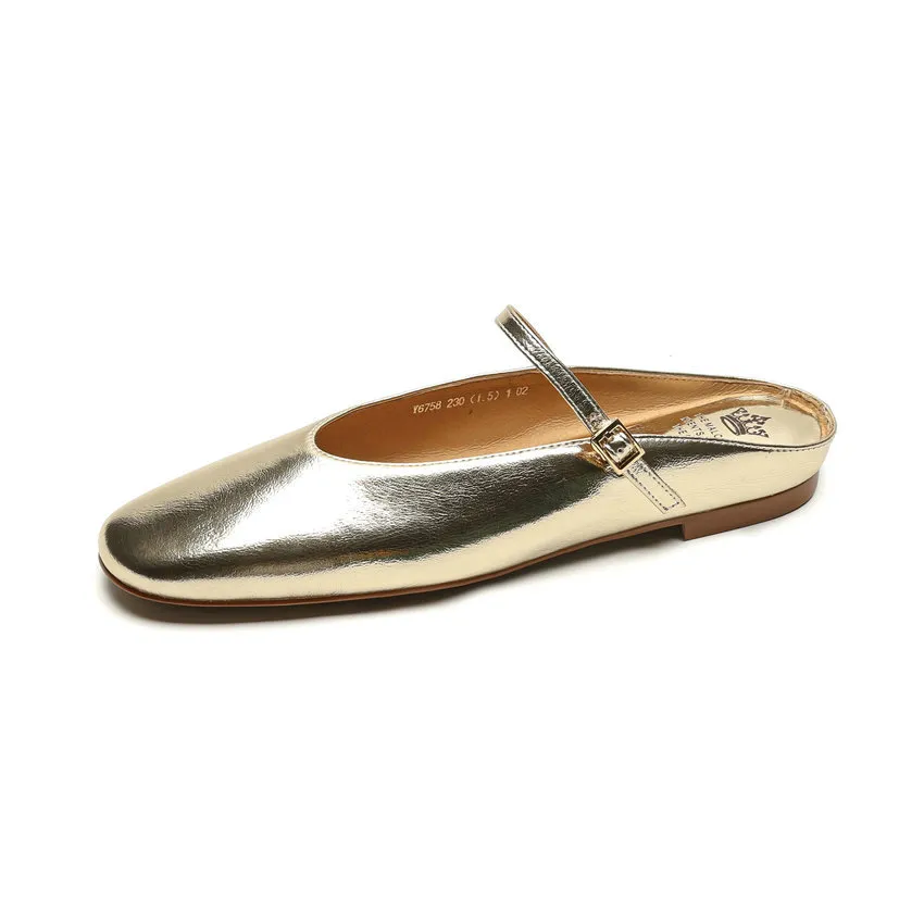 USS Shoes Oriana Women's Leather Summer Flat Mules