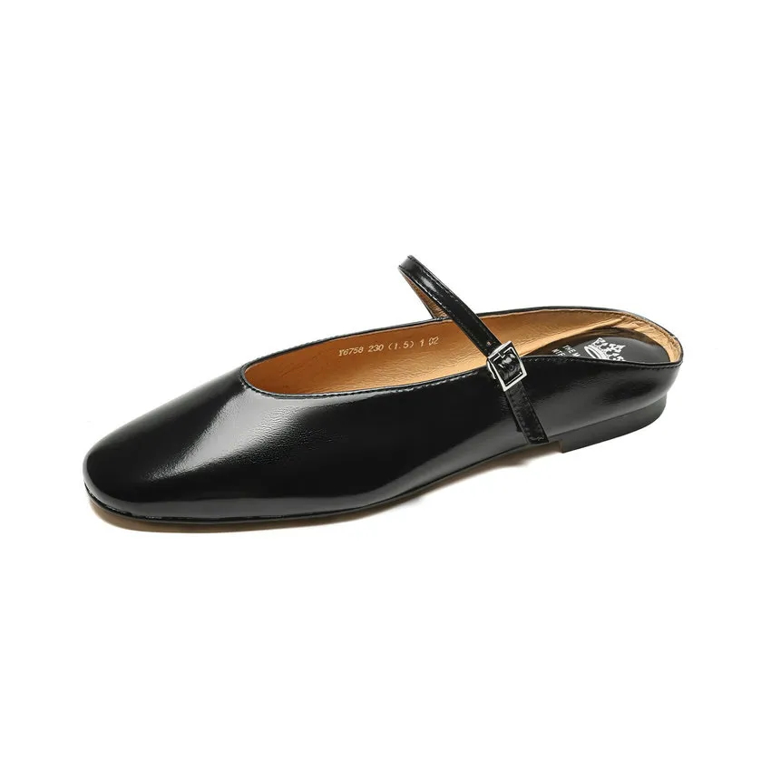 USS Shoes Oriana Women's Leather Summer Flat Mules