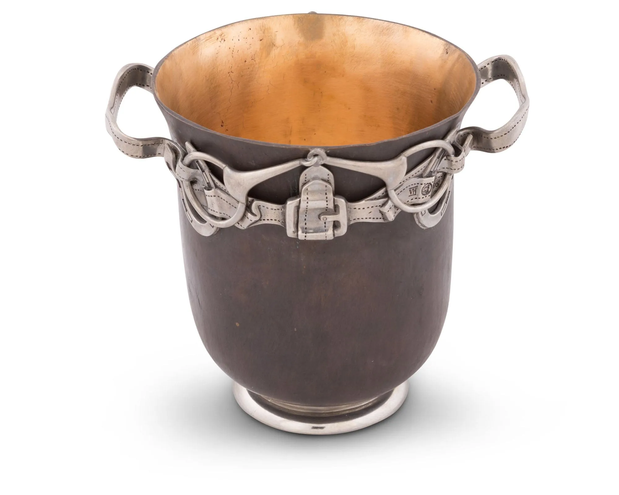 Vagabond House Equestrian Bronze Ice Bucket