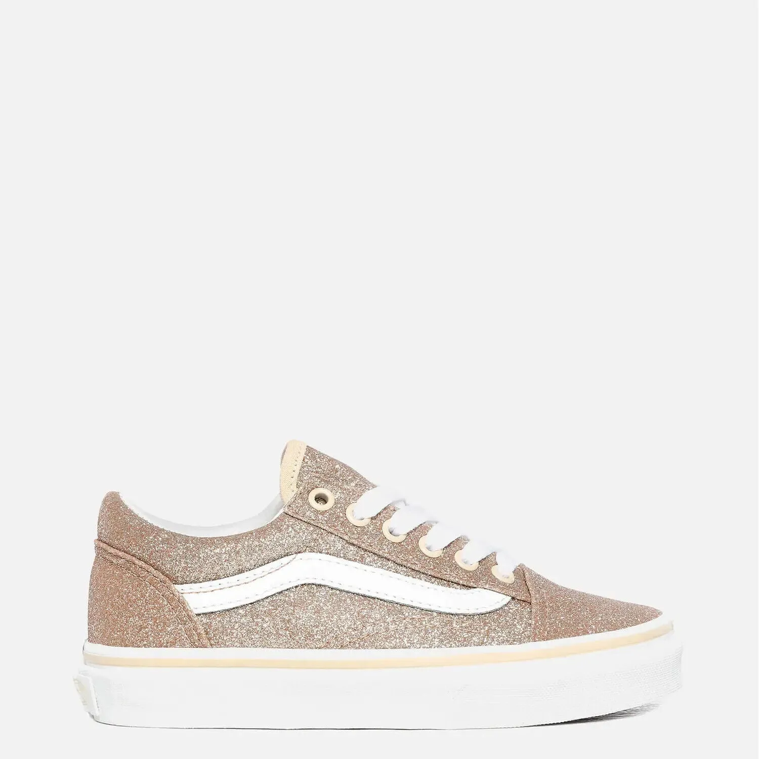 Vans Old Skool VN0A4BUU0GM1 Unisex Kids Brazilian Sand & White Skate Shoes B792