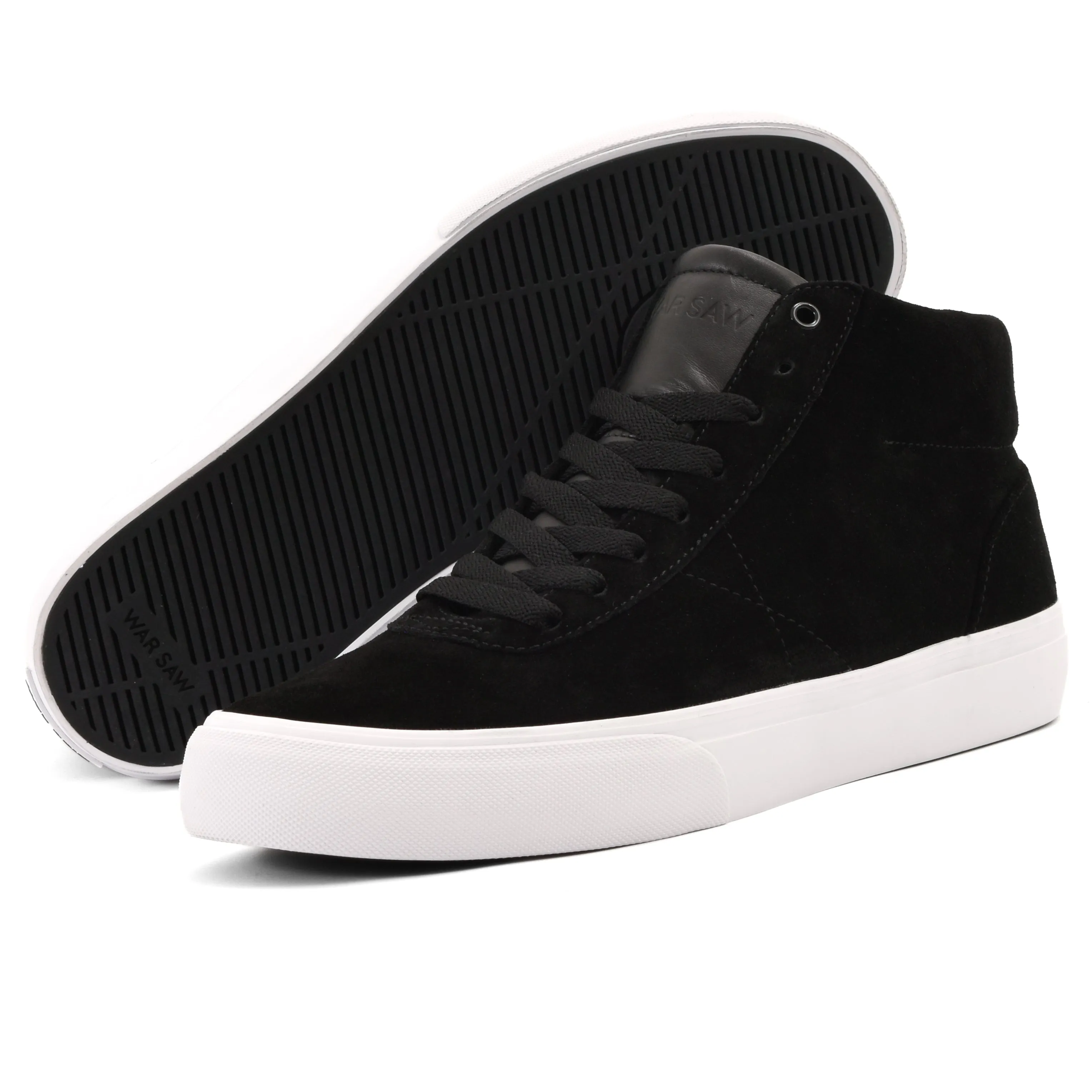 Warsaw - Chapter Mid (Black/White Premium Suede)