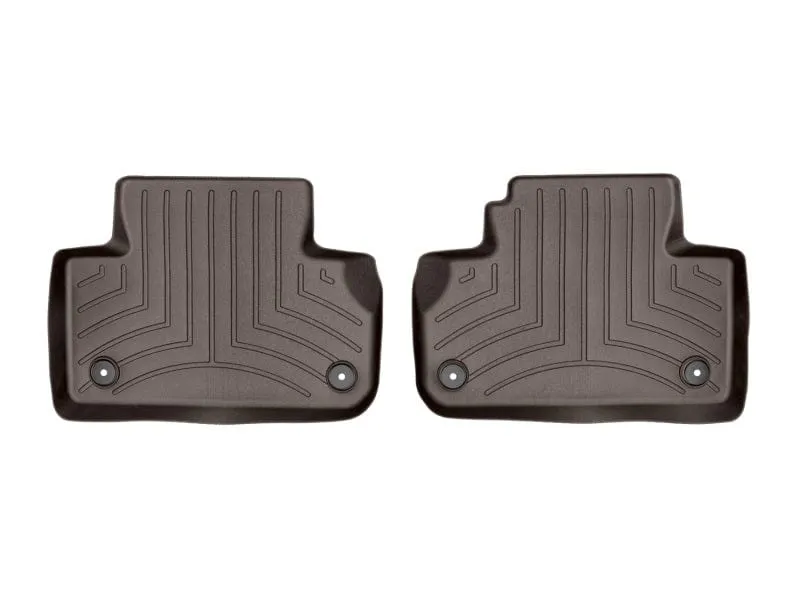 WeatherTech 2018  Audi Q5/SQ5 Rear FloorLiner - Cocoa