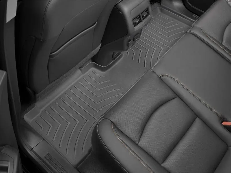 WeatherTech 2019  Audi Q5 2nd Row (2-Piece Liner) Rear FloorLiner - Black