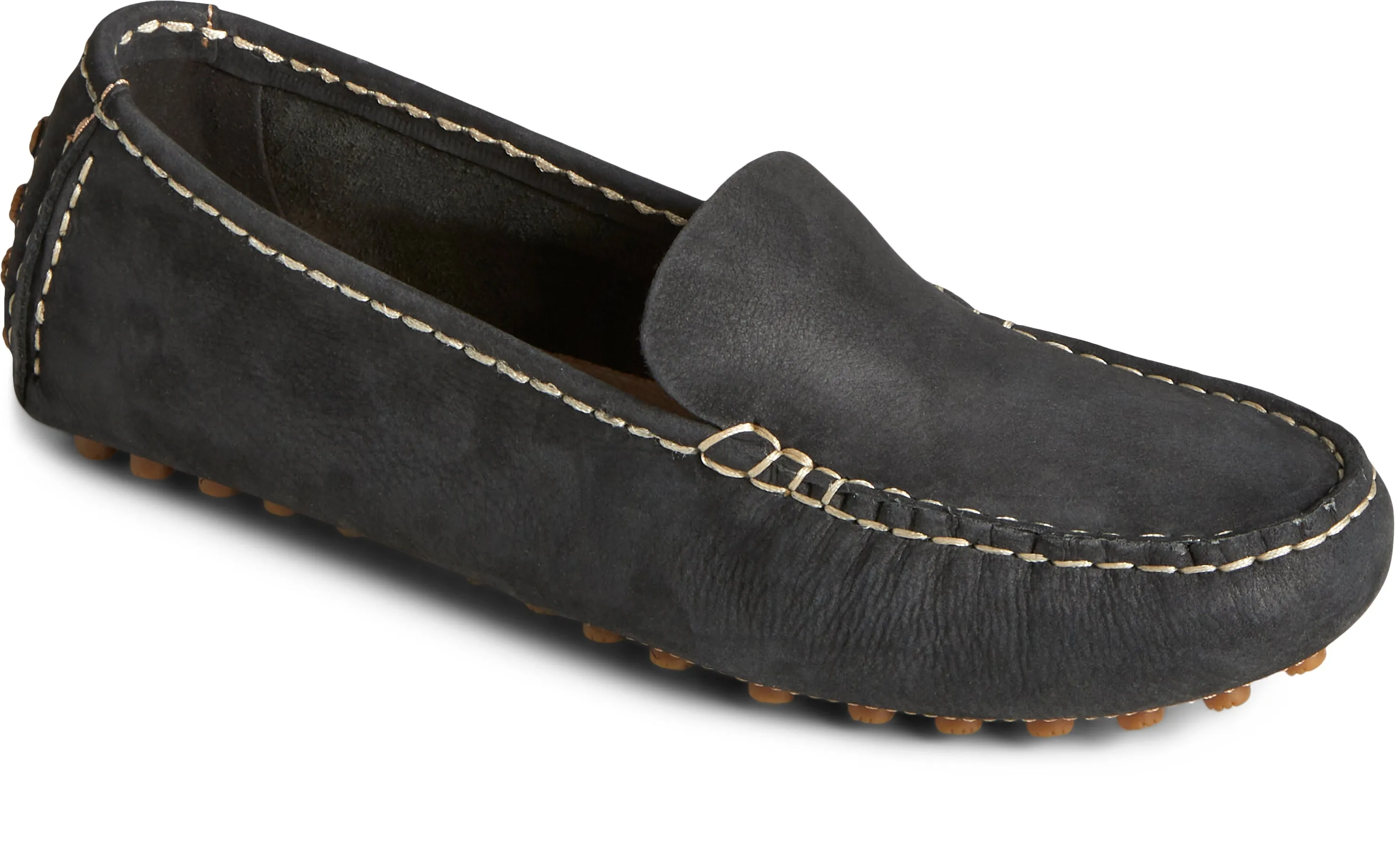 Women's Port Driving Moc Leather - Black