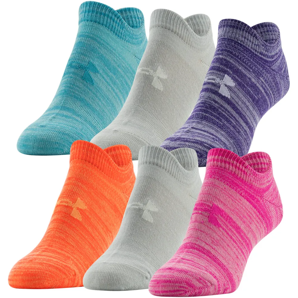 Women's Under Armour Essential No Show 6-Pack Socks