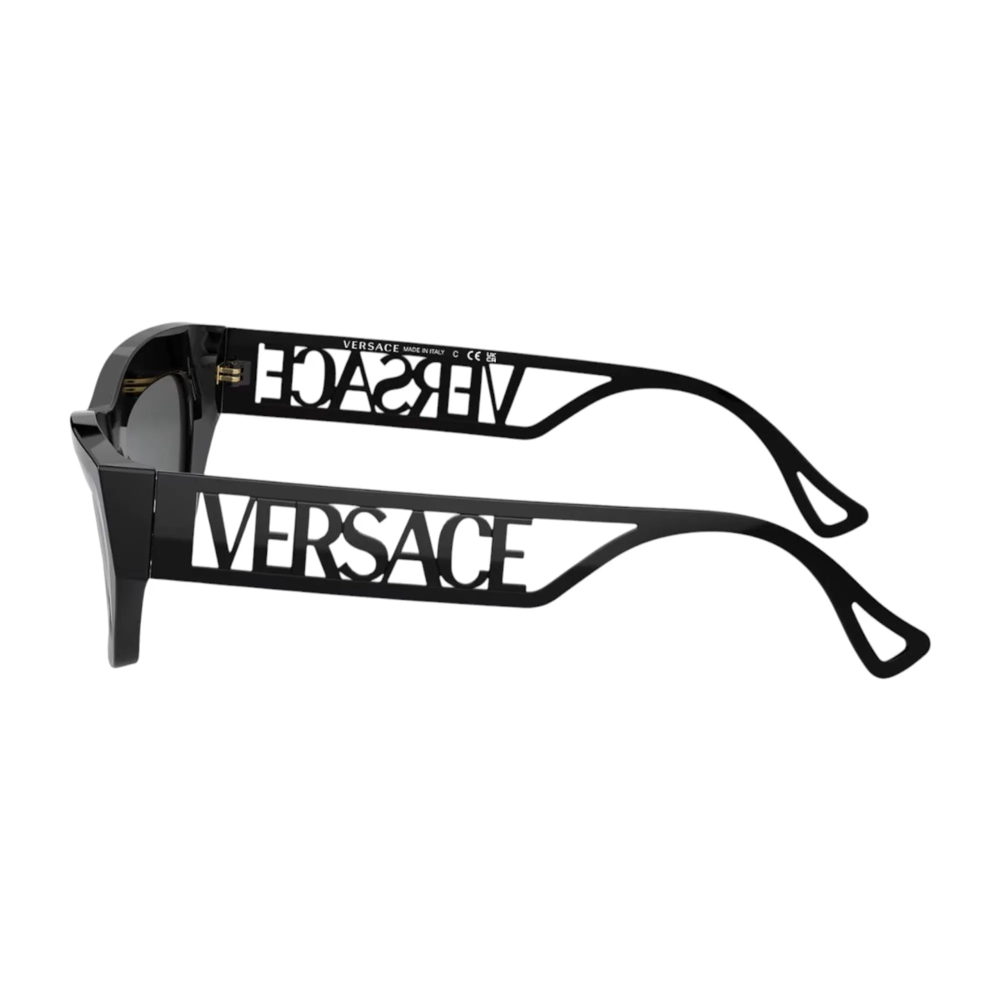 Womens Versace Sunglasses Ve 4432U Black/ Dark Grey Sunnies