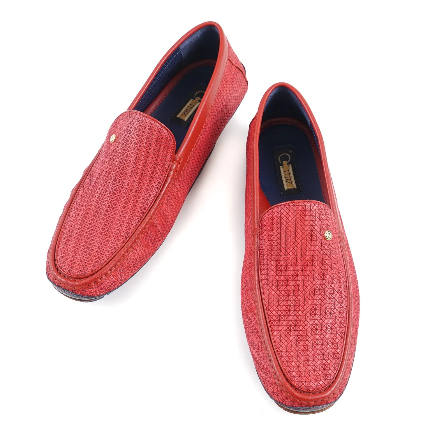 Zilli Patterned Leather Driving Loafers